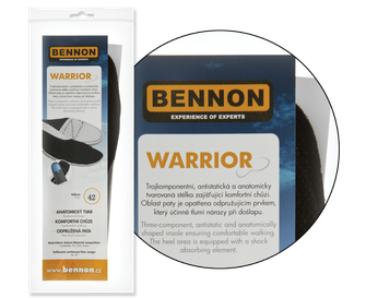 BENNON anatomical shoe inserts WARRIOR