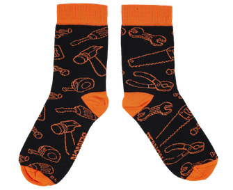 BENNON socks BENNONKY, black/orange