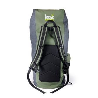 BasicNature Waterproof bag 90 L grey-green