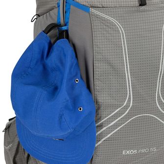 OSPREY hiking backpack EXOS PRO 55,  dale grey/agam blue