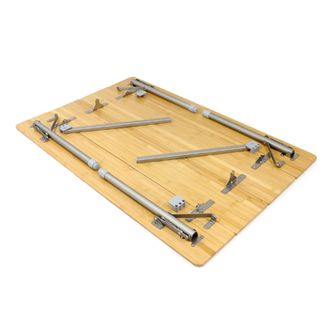 BasicNature Folding table Bamboo 100 x 65 cm