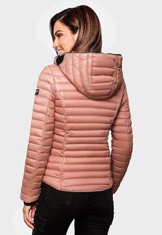 Navahoo Women&#039;s transitional jacket with hood Kimuk, powder rose