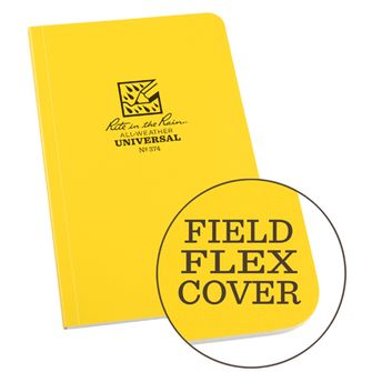 Rite in the Rain All Weather Field-Flex Book Yellow No. 374