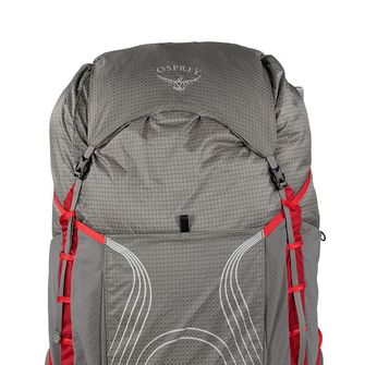 OSPREY hiking backpack EJA PRO 55,  dale grey/poinsettia red