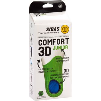 Sidas Insoles with Comfort 3D Junior support