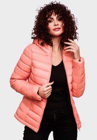 Navahoo Women&#039;s transitional jacket with hood Lucy, coral