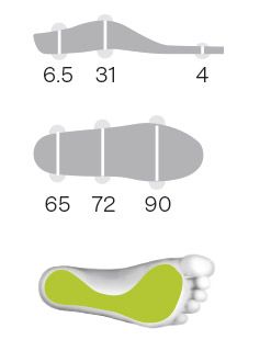 Sidas Insoles with support 3Feet Eco Winter Mid