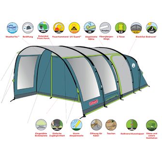 Coleman Tent Castle Pines L for 4 persons