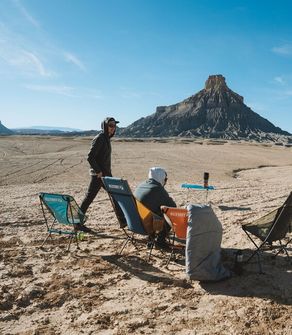 Klymit Ridgeline short camping chair, blue