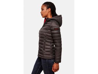 Marikoo Women&#039;s transitional jacket with hood Asraa, anthracite