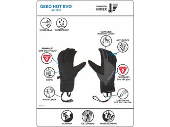 CAMP Winter climbing gloves Geko Hot Evo