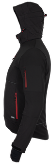 BENNON softshell jacket RUFUS black/red