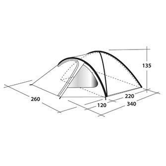 Outwell Zelt Cloud for 4 persons