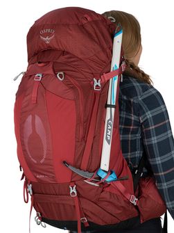 OSPREY hiking backpack AURA AG 65,  berry sorbet red