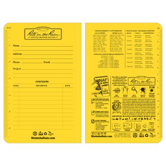 Rite in the Rain All Weather Field-Flex Book Yellow No. 374