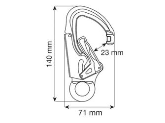 CAMP Adjustable Positioning Lanyard Cable Adjuster + 995 3,5 m