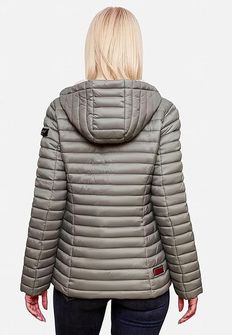 Marikoo Women&#039;s transitional jacket with hood Asraa, grey