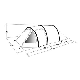 Outwell Earth tent for 4 persons blue-green