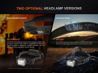 Fenix Rechargeable Headlamp Fenix HP35R SAR