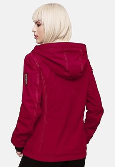 Marikoo Women&#039;s transitional jacket with hood Brombeere, fuchsia