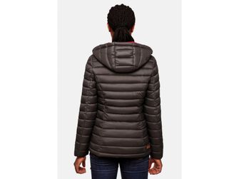 Marikoo Women&#039;s transitional jacket with hood Asraa, anthracite