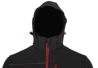 BENNON softshell jacket RUFUS black/red