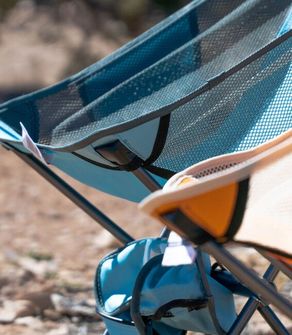 Klymit Ridgeline short camping chair, blue