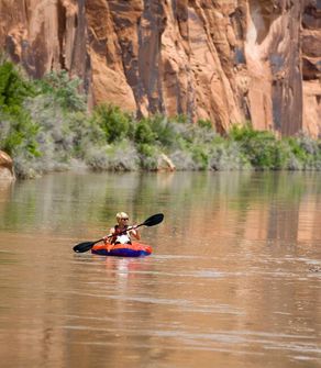 Klymit Packraft LiteWater Dinghy (LWD), orange and blue