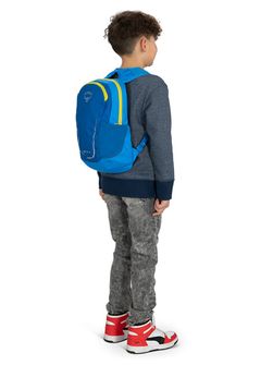 OSPREY hiking backpack DAYLITE JR,  alpin blue/blue flame