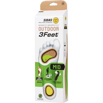 Sidas 3Feet Outdoor Mid Shoe Insoles