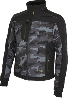 BENNON softshell jacket CAMOS, black/grey