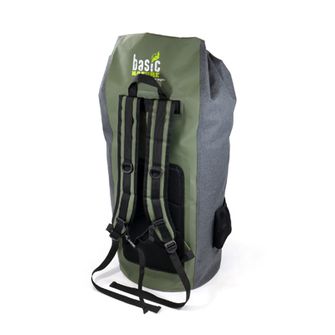 BasicNature Waterproof bag 90 L grey-green