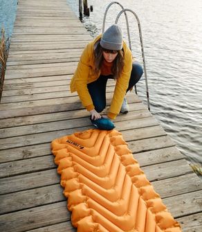 Klymit Static V Lite Insulated Car Mattress, mango orange