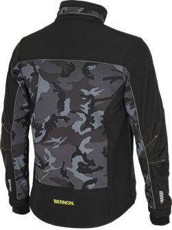 BENNON softshell jacket CAMOS, black/grey