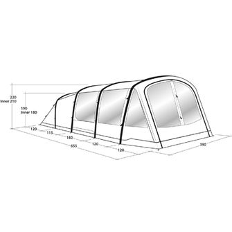 Outwell Parkdale tent for 6 persons