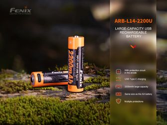 Fenix Rechargeable USB AA battery Fenix ARB-L14-2200U