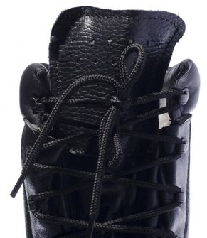 German combat shoes black with leather lining