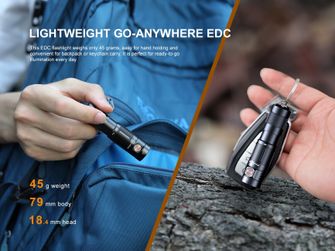 FENIX mini rechargeable flashlight E09R