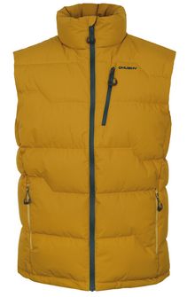 Husky Men&#039;s down vest for zipper deep m yellow -green