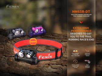 Rechargeable headlamp Fenix ​​HM65R -DT - black