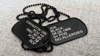 Engraving labels - DOG tags