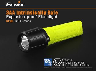 Flashlight fenix se10, 100 lumens