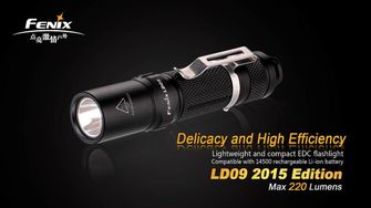 Pocket luminaire Fenix ​​LD09 (220 lumens)