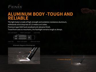 Fenix ​​flashlight PD36R + Fenix ​​luminaire E01 V2.0