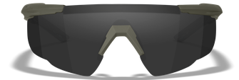 WILEY X SABER ADVANCE protective glasses with replaceable lenses, green