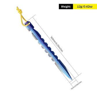 Silverant Titanium tent pins Y-profile