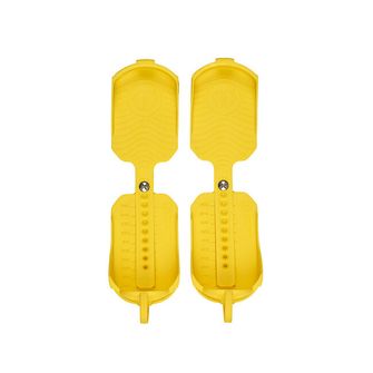 Sidas non-slip ski boot covers, yellow