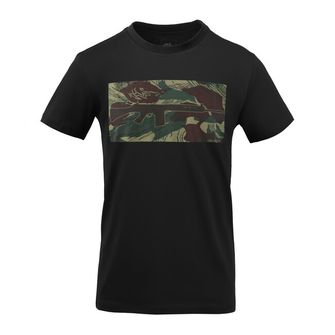 Helikon-Tex FN FAL Cotton Short T-Shirt, Black/Rhodesian Camo