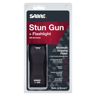 Sabre stun gun with light 1,600 µc, black