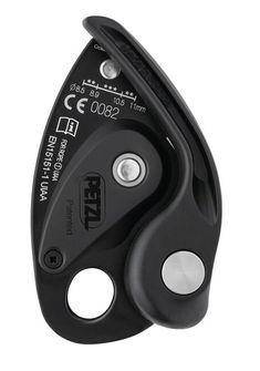 Petzl Grigri securing device with assisted braking, gray